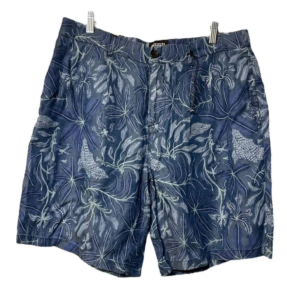 NWT Scotch & Soda twilt floral print chino shorts